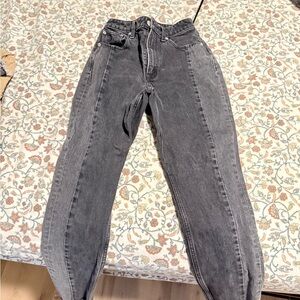 Abercrombie & Fitch High Rise Gray Jeans